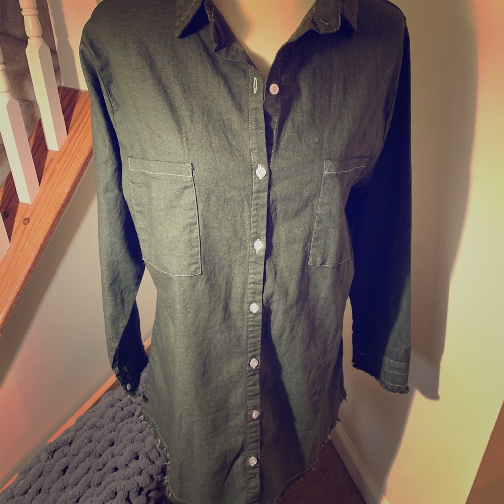 NO Tags NW Hunter Green No brand Shirt dress